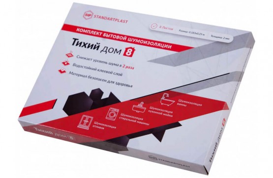 Набір побутової шумоізоляції StP AA "Тихий дом" Набір побутової шумоізоляції StP AA "Тихий дом"