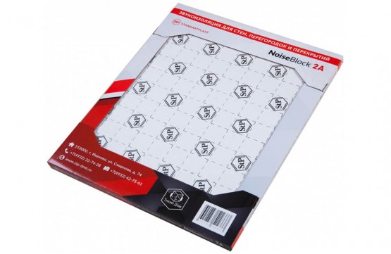 Матеріал для звукоізоляції стін, перегородок і перекриттів StP AA NoiseBlock 2A