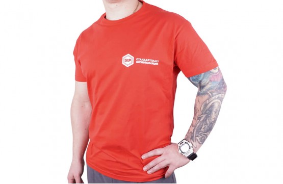 Футболка STP 2 (красная, размер L)