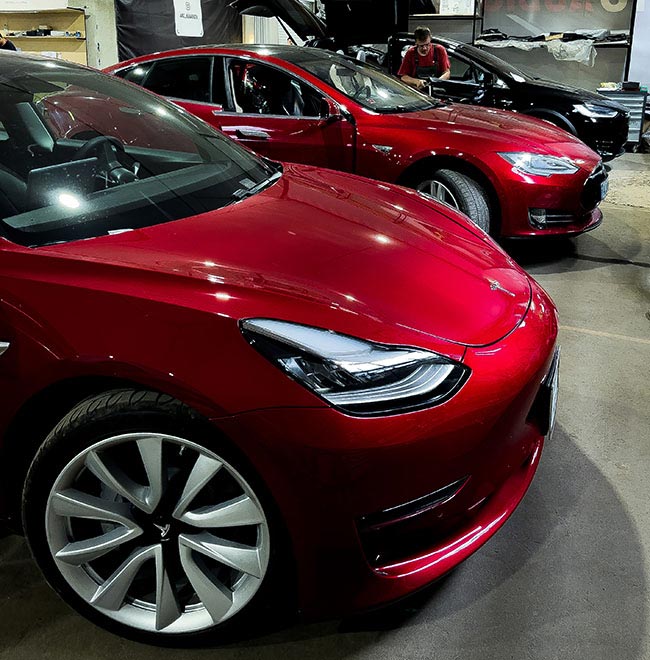 Шумоизоляция Tesla Model 3
